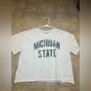 Michigan State Crop Top